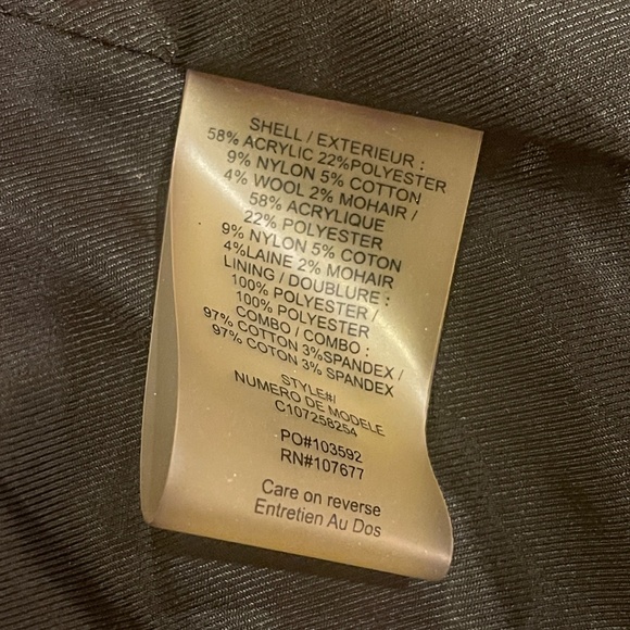 Alice + Olivia Tweed Cropped Blazer, Jacket Size XS - Picture 10 of 11